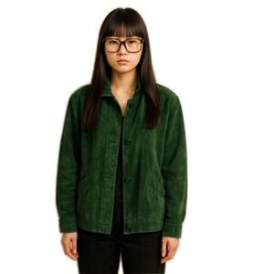 Vtg, LONDON FOG Tempo Europa oversized suede bomber jacket,80s/90s?,S Misses